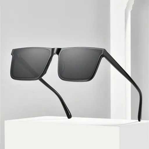 P-15.1 New 2022 Trendy Look Very Stylish Black Sunglass for Men - Sun Glass For Men - Image 1
