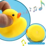 4pcs-Floating Duck Bath Toys with Squeezing sound - Image 2