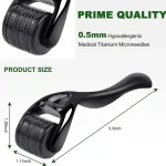 Derma Roller Micro Needle for Hair, Beard Growth and Facial Skin Therapy (All Sizes) - Image 2