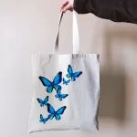 Butterfly design tope handel tote bag - Image 2