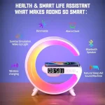G63 Intelligent Atmosphere RGB Light Bluetooth Speaker With Wireless Charging New G-Shape Wireless - Image 3
