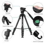 Digipod TR-472 DSLR Camera Stand - Black 67″ inch (1700mm) Aluminum Material Height: 500mm. Easy to carry. - Image 2