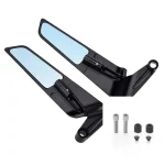 Looking Glass Motorcycle Rearview Mirrors  Wing