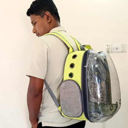 Transparent Pet Carrier Apple Shape