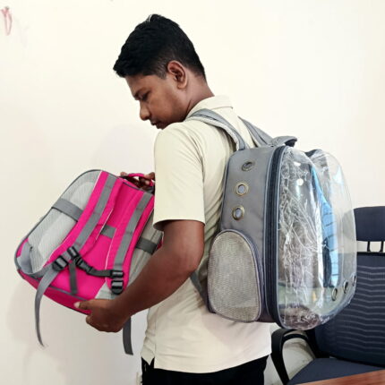 Transparent Pet Carrier Apple Shape