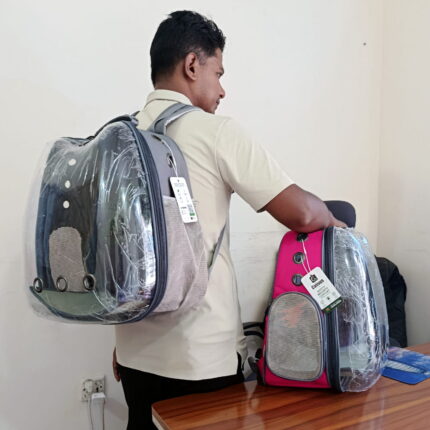 Transparent Pet Carrier Apple Shape