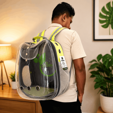 Apple Shape Transparent Cat Carrier